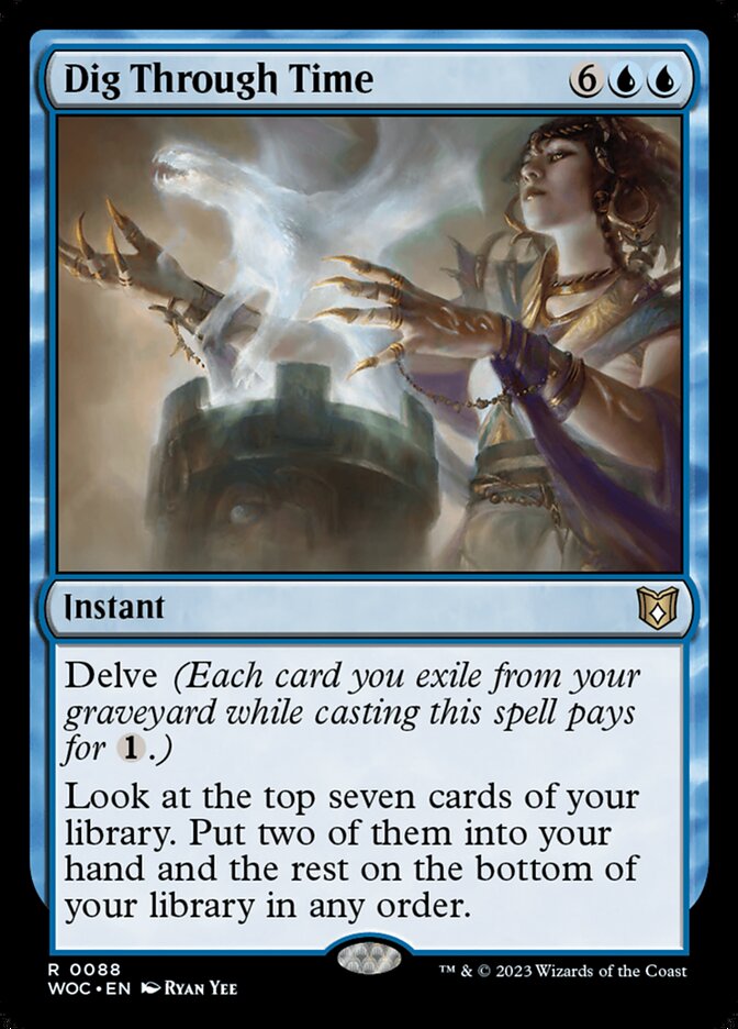 Dig Through Time card front