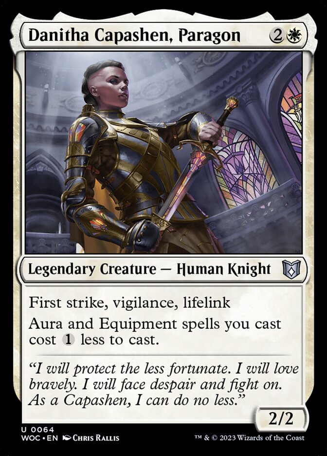 Danitha Capashen, Paragon card front