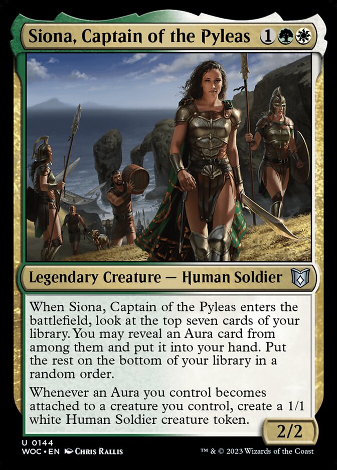 Siona, Captain of the Pyleas card front
