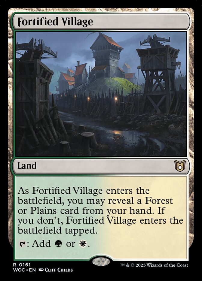 Fortified Village card front