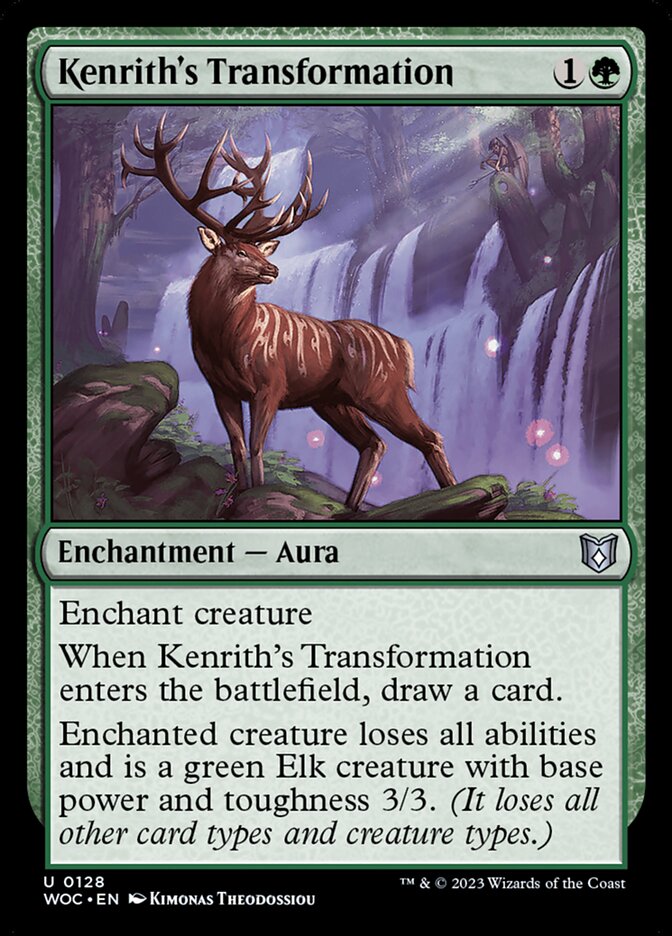 Kenrith's Transformation card front