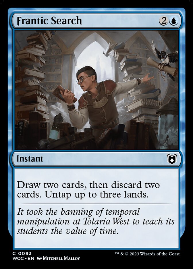 Frantic Search card front