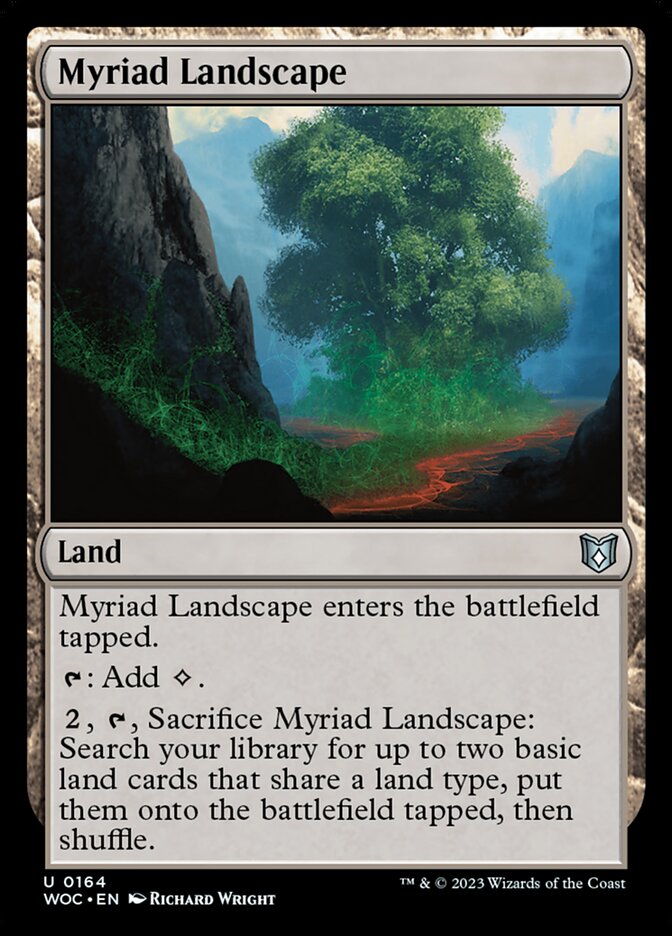 Myriad Landscape card front