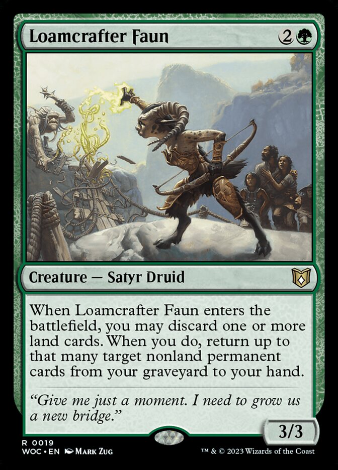 Loamcrafter Faun card front