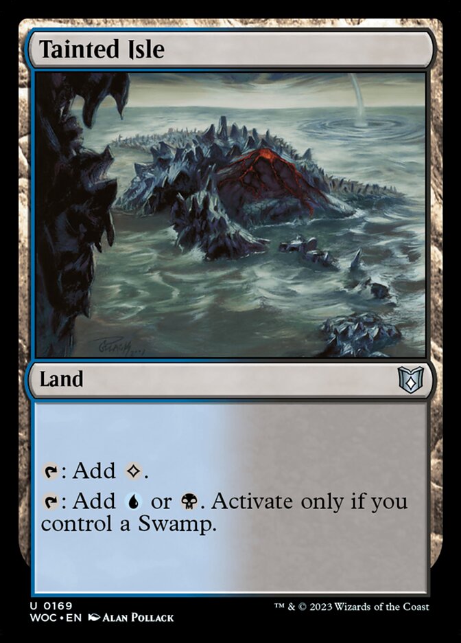 Tainted Isle card front