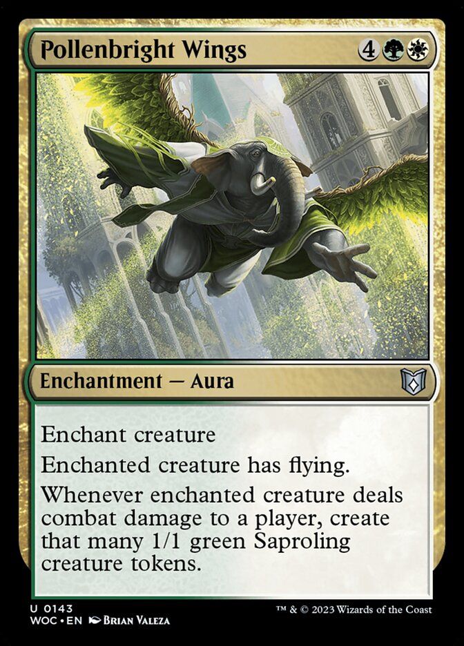 Pollenbright Wings card front