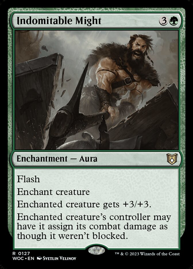 Indomitable Might card front