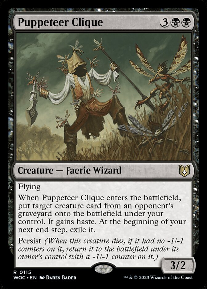 Puppeteer Clique card front