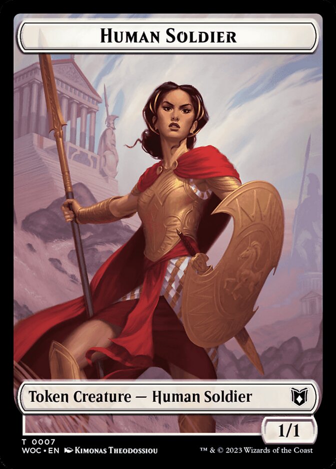 Human Soldier card front