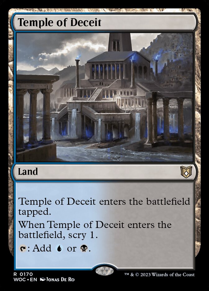 Temple of Deceit card front