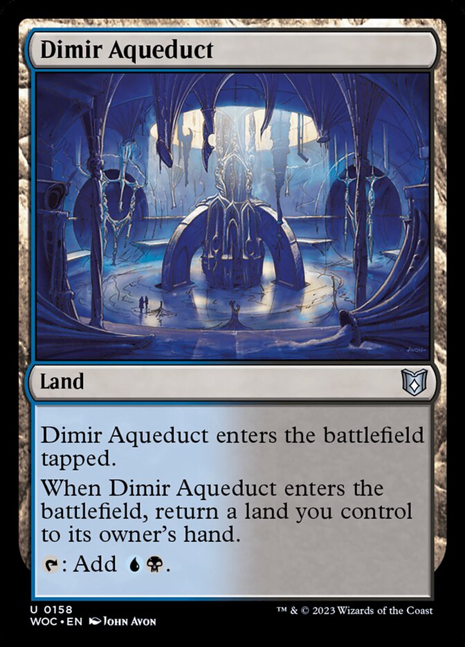 Dimir Aqueduct card front