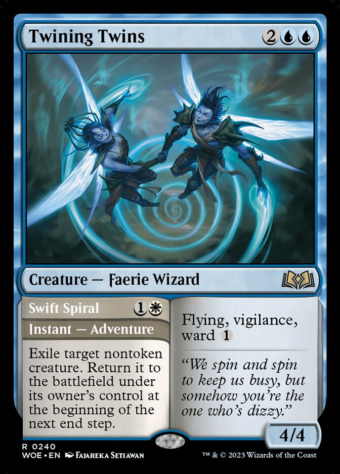 Twining Twins card front