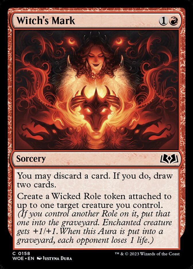 Witch's Mark card front