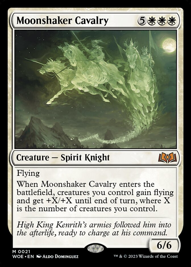Moonshaker Cavalry card front