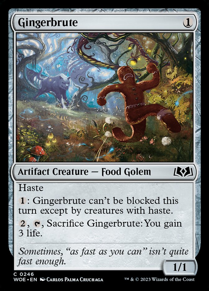 Gingerbrute card front