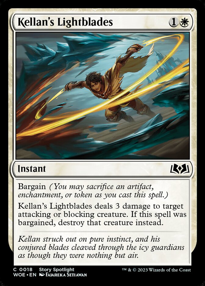 Kellan's Lightblades card front