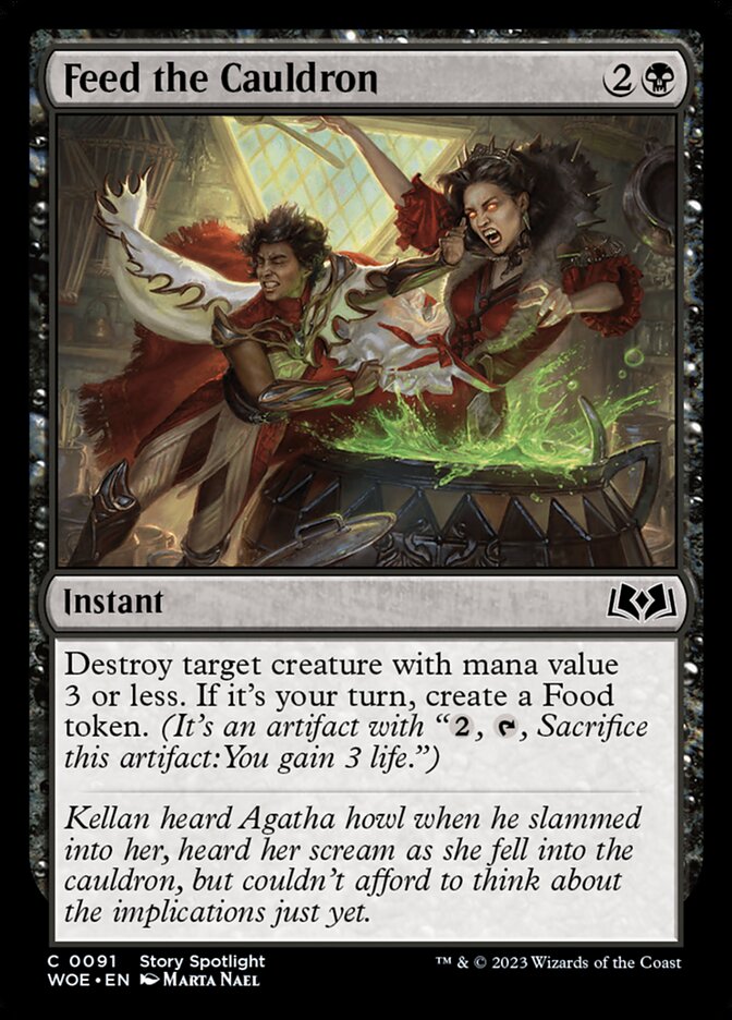 Feed the Cauldron card front