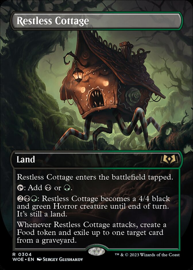Restless Cottage card front
