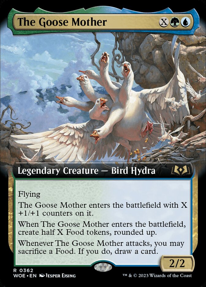 The Goose Mother card front