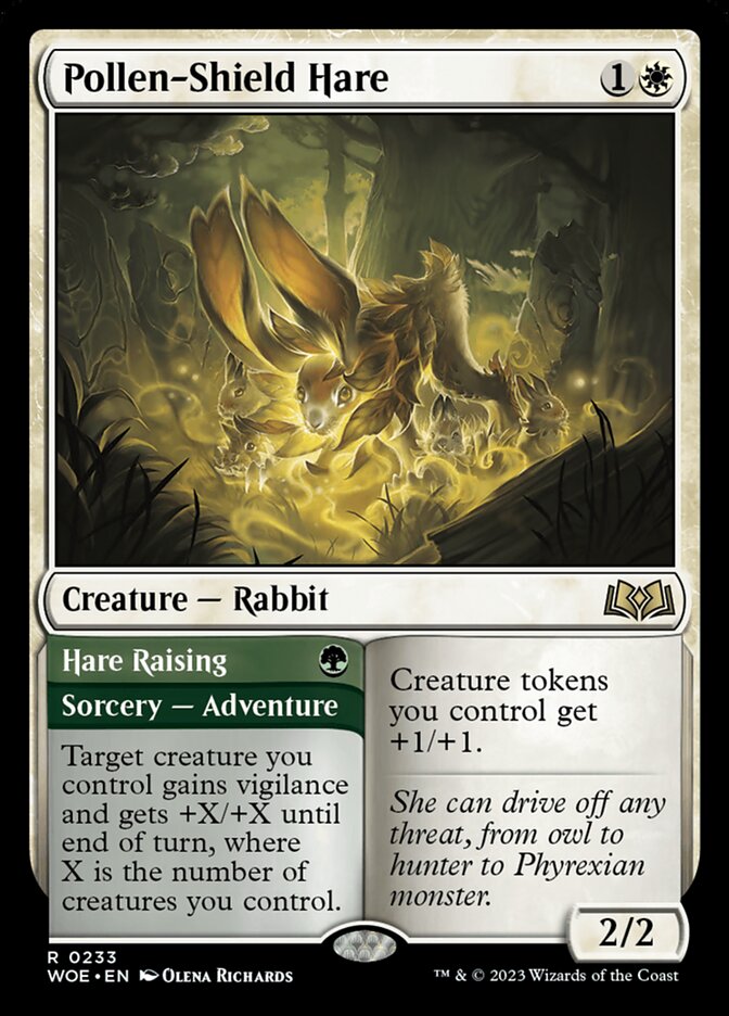 Pollen-Shield Hare card front