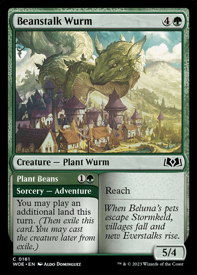 Beanstalk Wurm card front