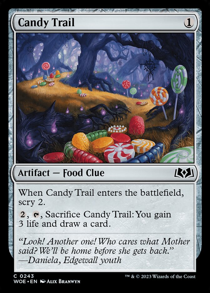 Candy Trail card front