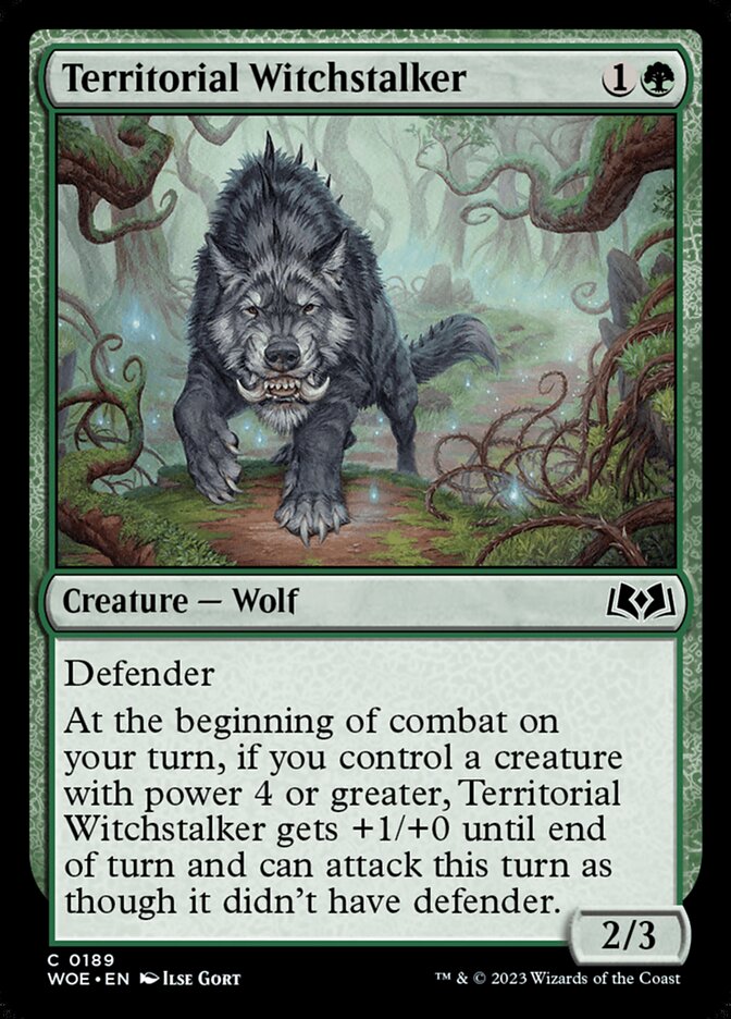 Territorial Witchstalker card front