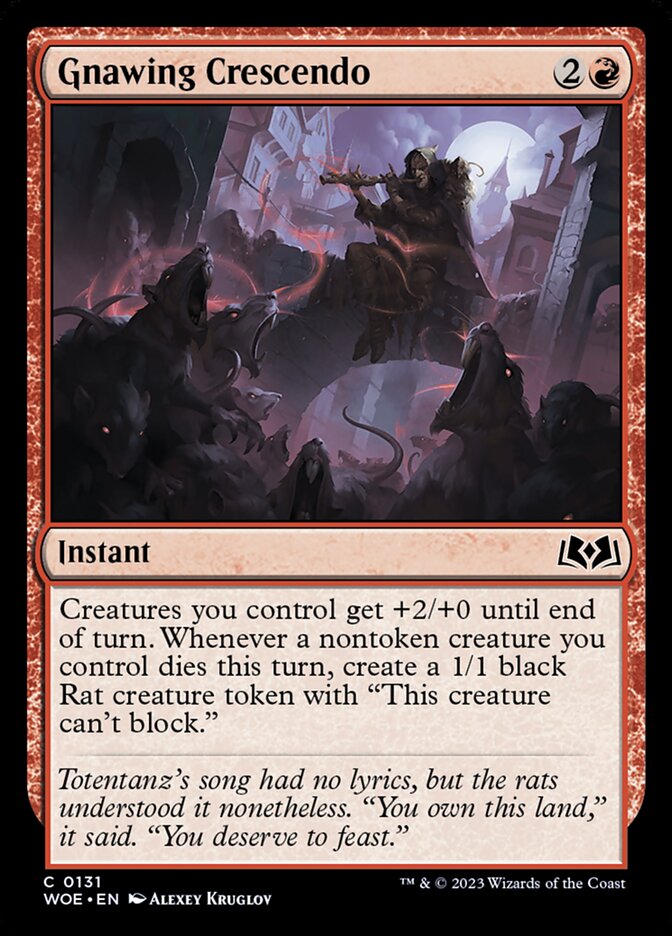 Gnawing Crescendo card front