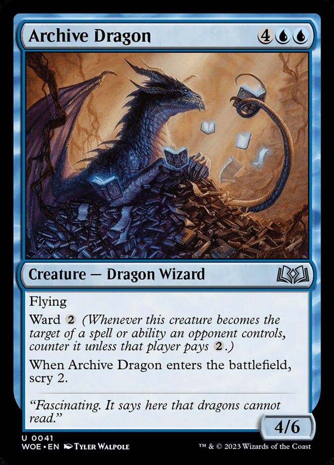 Archive Dragon card front