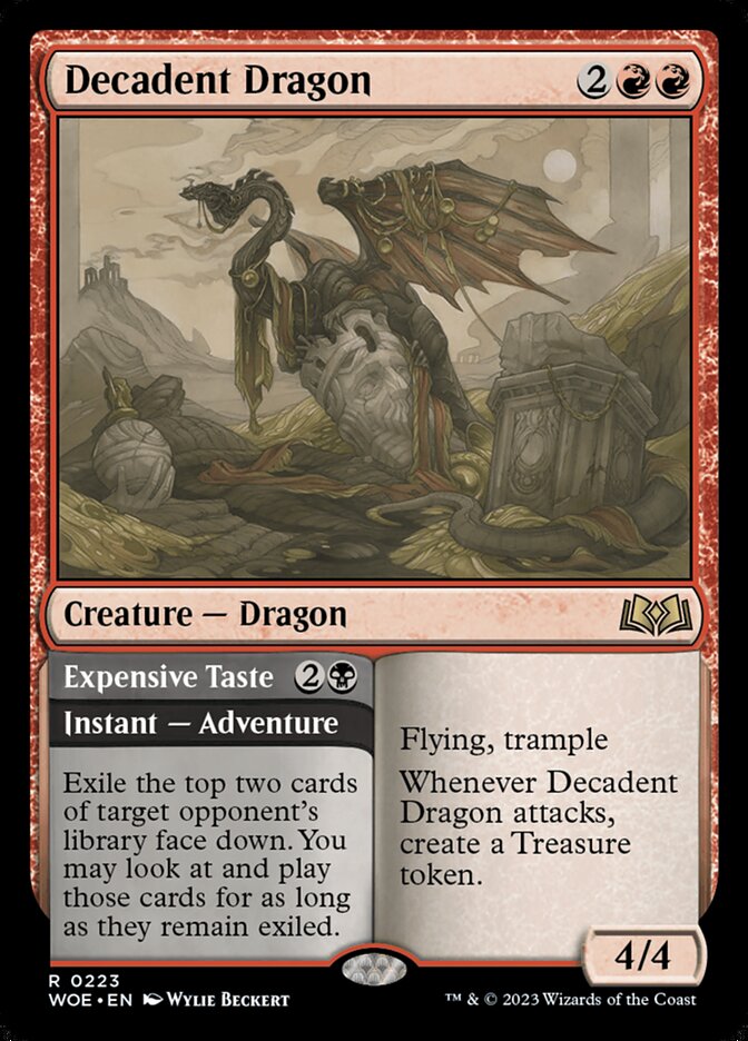 Decadent Dragon card front