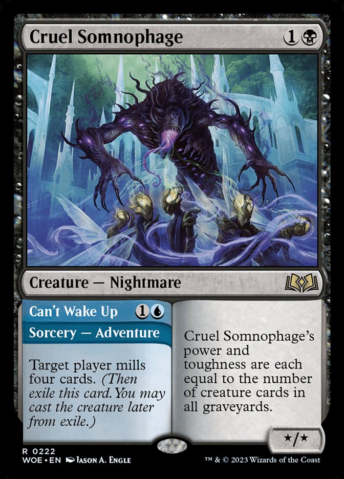 Cruel Somnophage card front