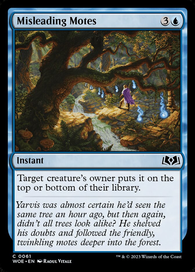 Misleading Motes card front