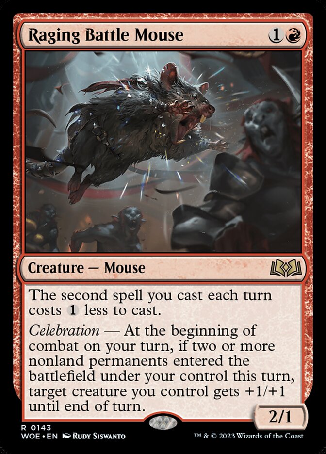 Raging Battle Mouse card front