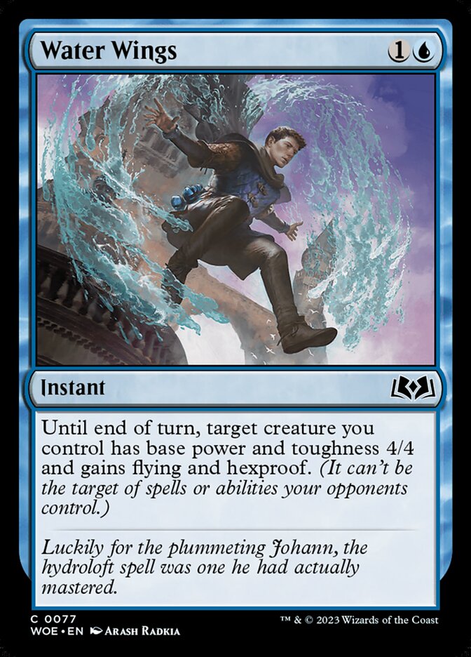 Water Wings card front