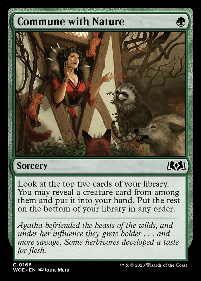 Commune with Nature card front