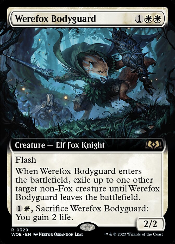 Werefox Bodyguard card front