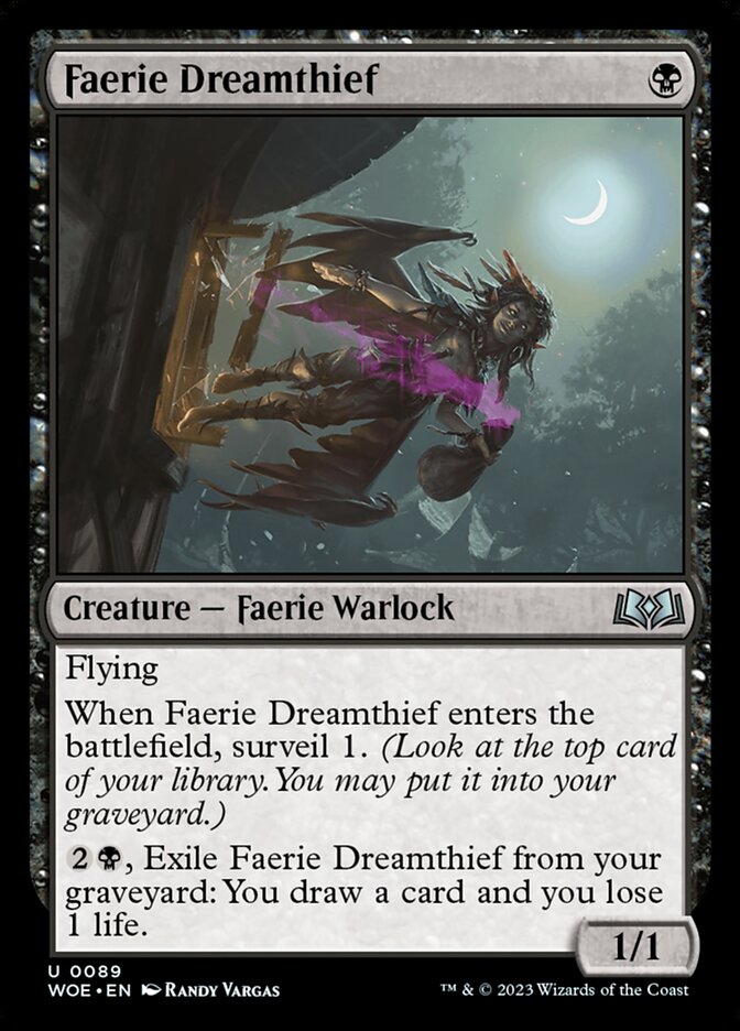 Faerie Dreamthief card front