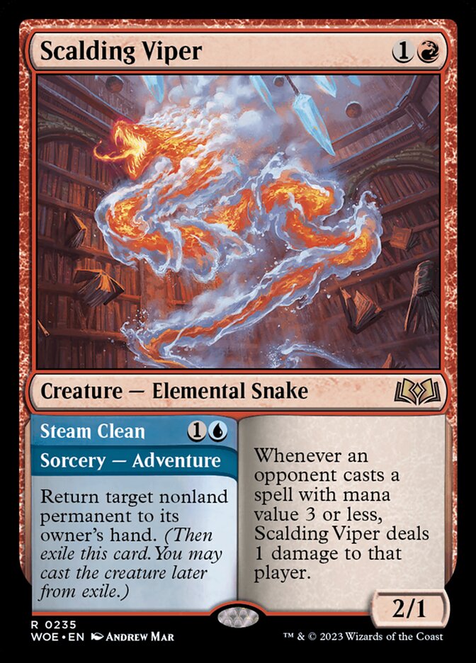 Scalding Viper card front
