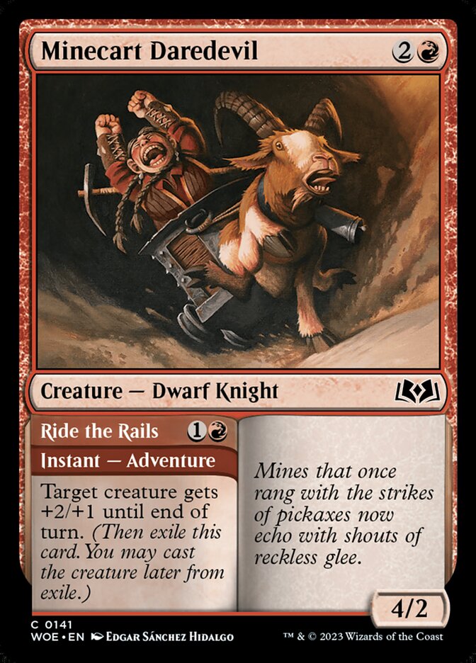 Minecart Daredevil card front