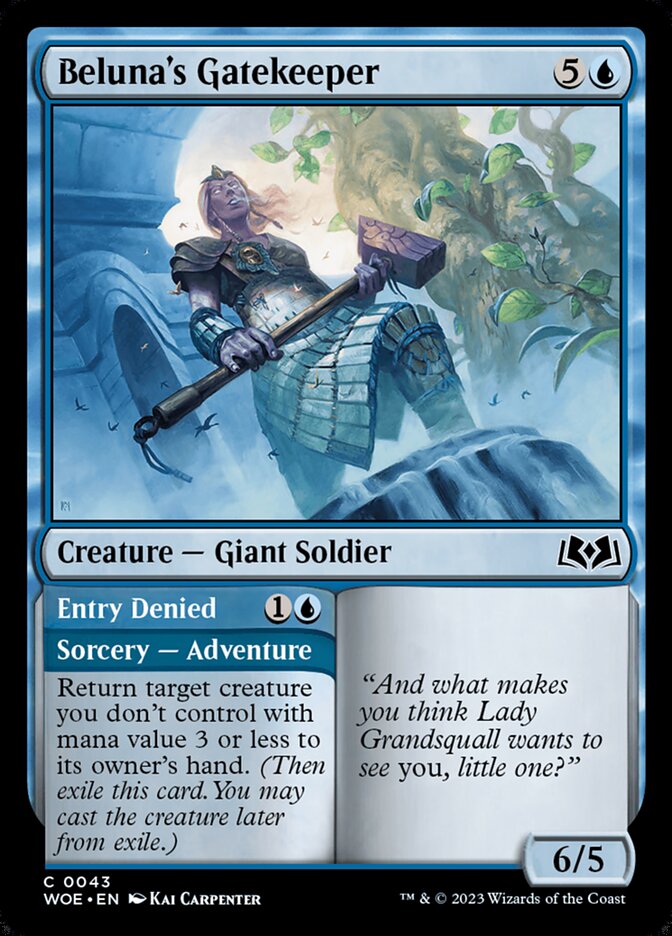 Beluna's Gatekeeper card front
