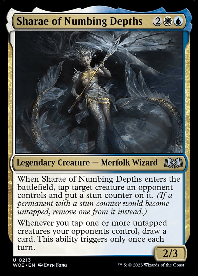 Sharae of Numbing Depths card front