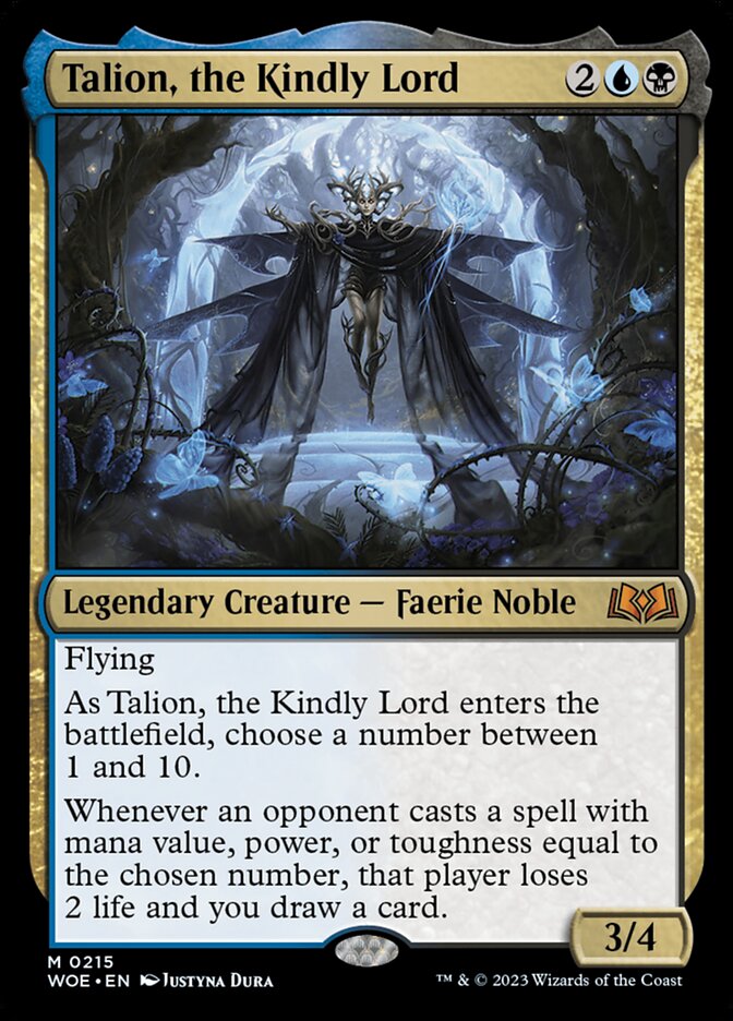 Talion, the Kindly Lord card front