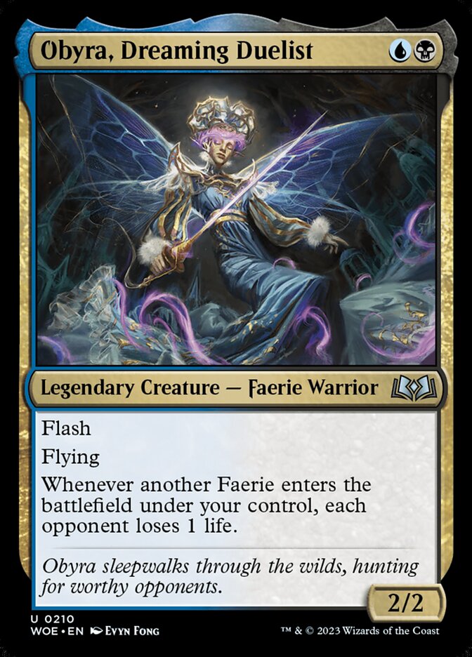 Obyra, Dreaming Duelist card front