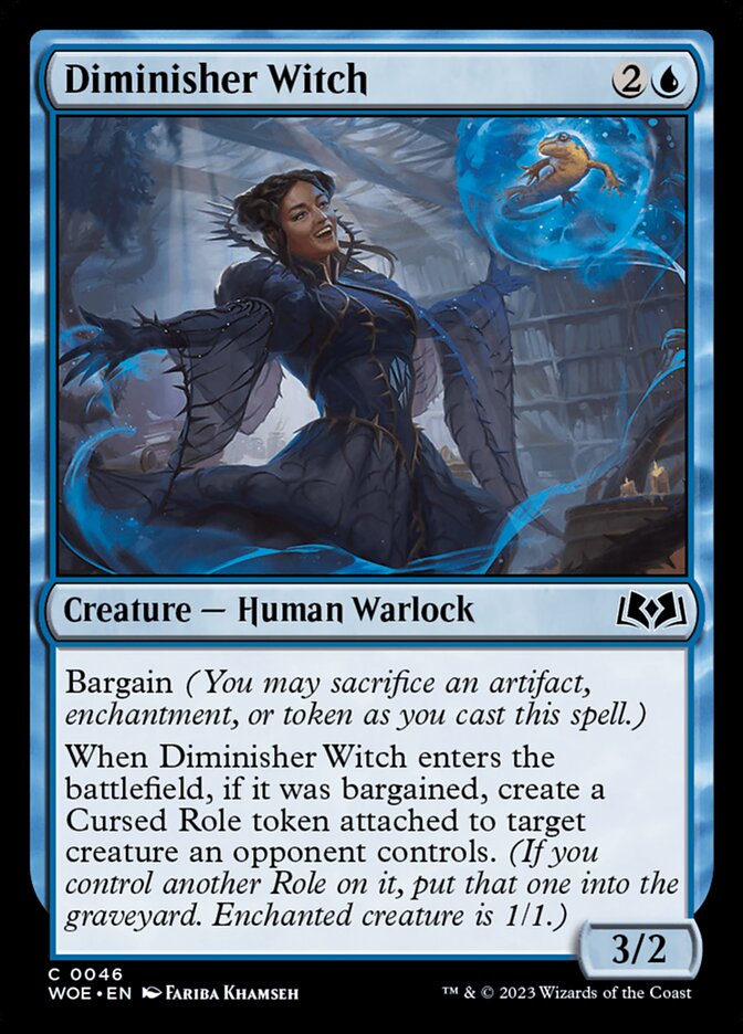 Diminisher Witch card front