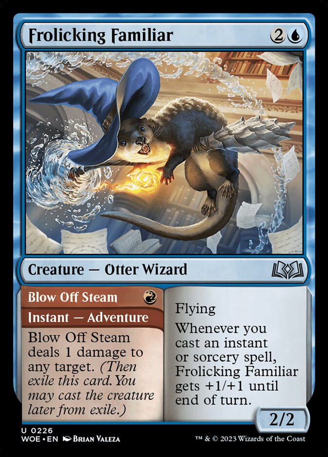 Frolicking Familiar card front