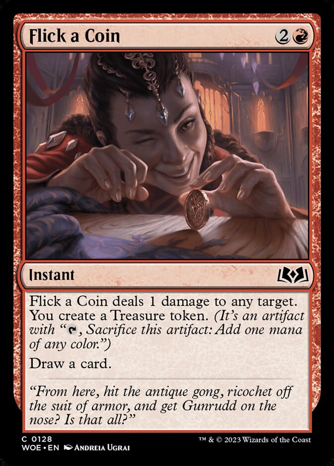 Flick a Coin card front