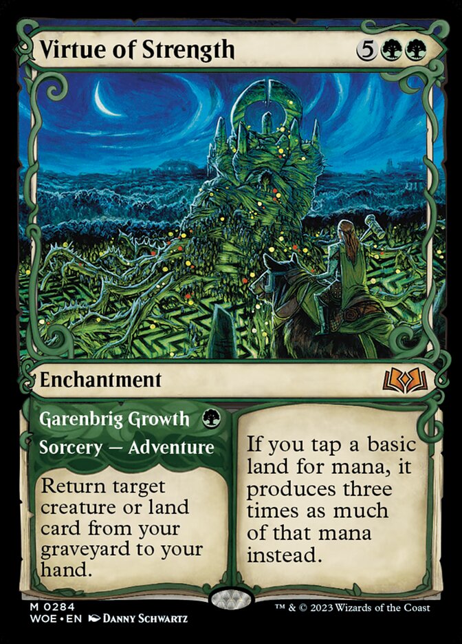 Virtue of Strength card front