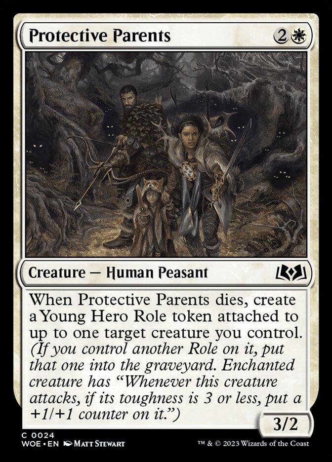 Protective Parents card front