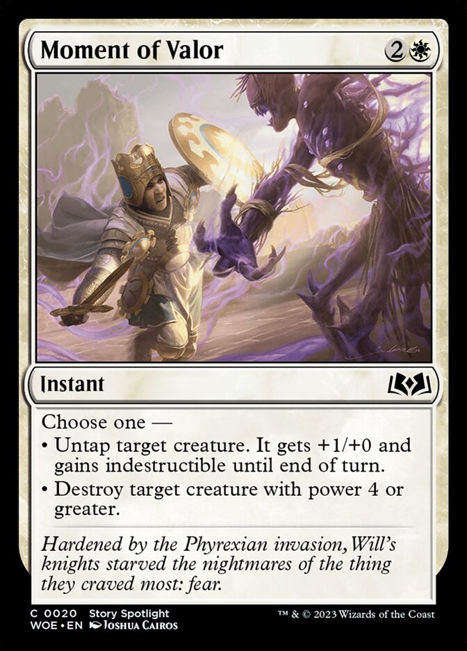 Moment of Valor card front