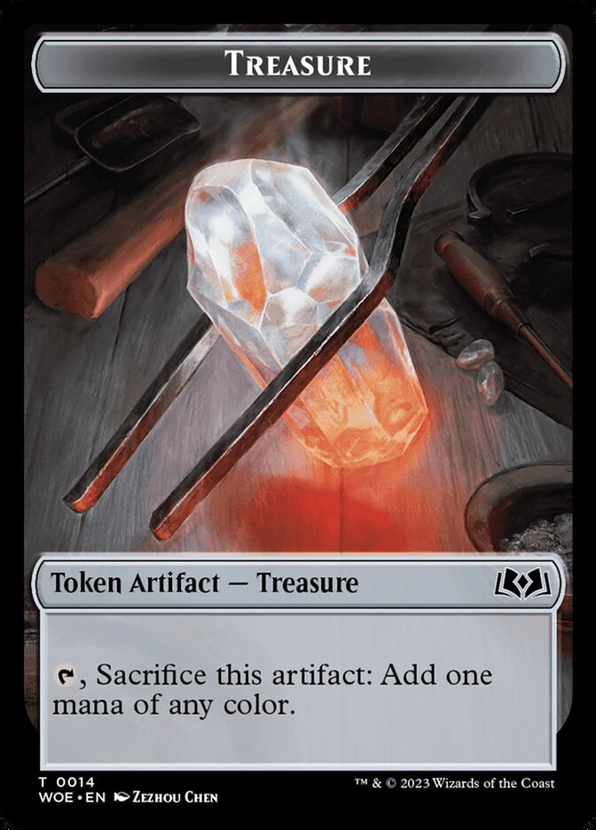Treasure card front
